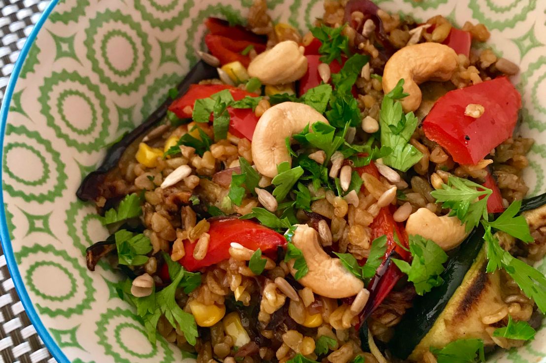 Freekeh and Barbecue Vegetable&nbsp;Salad