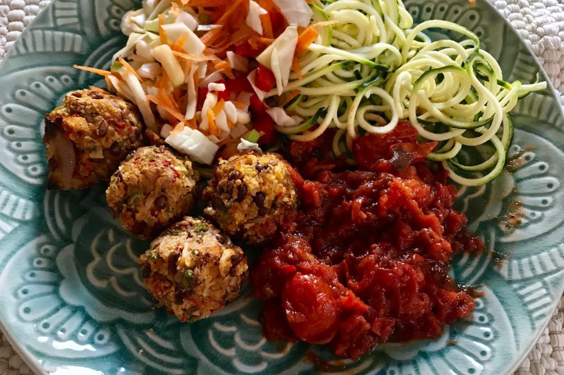 Cauliflower and sweet potato&nbsp;balls
